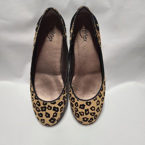 Moda Reflex Betty Flat Leopard Print 9.5 - Picture 4 of 6